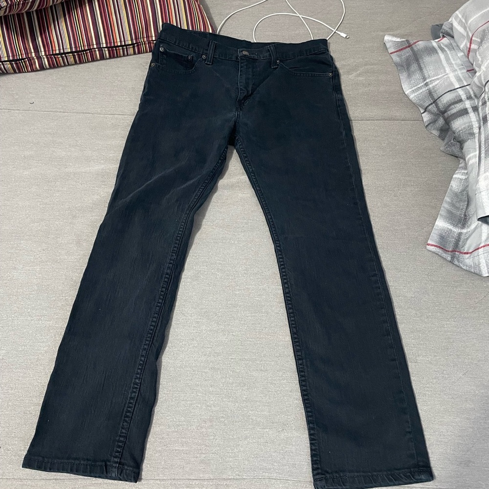 Mens Levi’s Jeans Black 33x30 Slim
